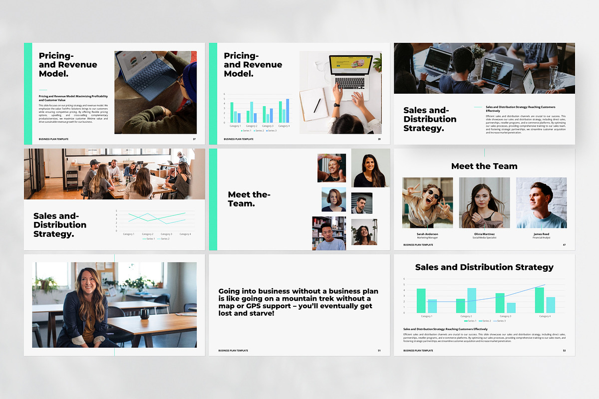 Business Plan PowerPoint Template, a Presentation Template by Gaize (Photo 9 of 16)