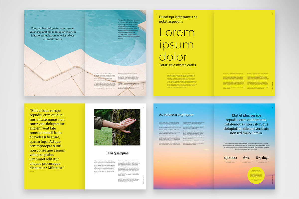 Lifestyle Magazine Template, a Print Template by McLittle Stock (Photo 4 of 6)