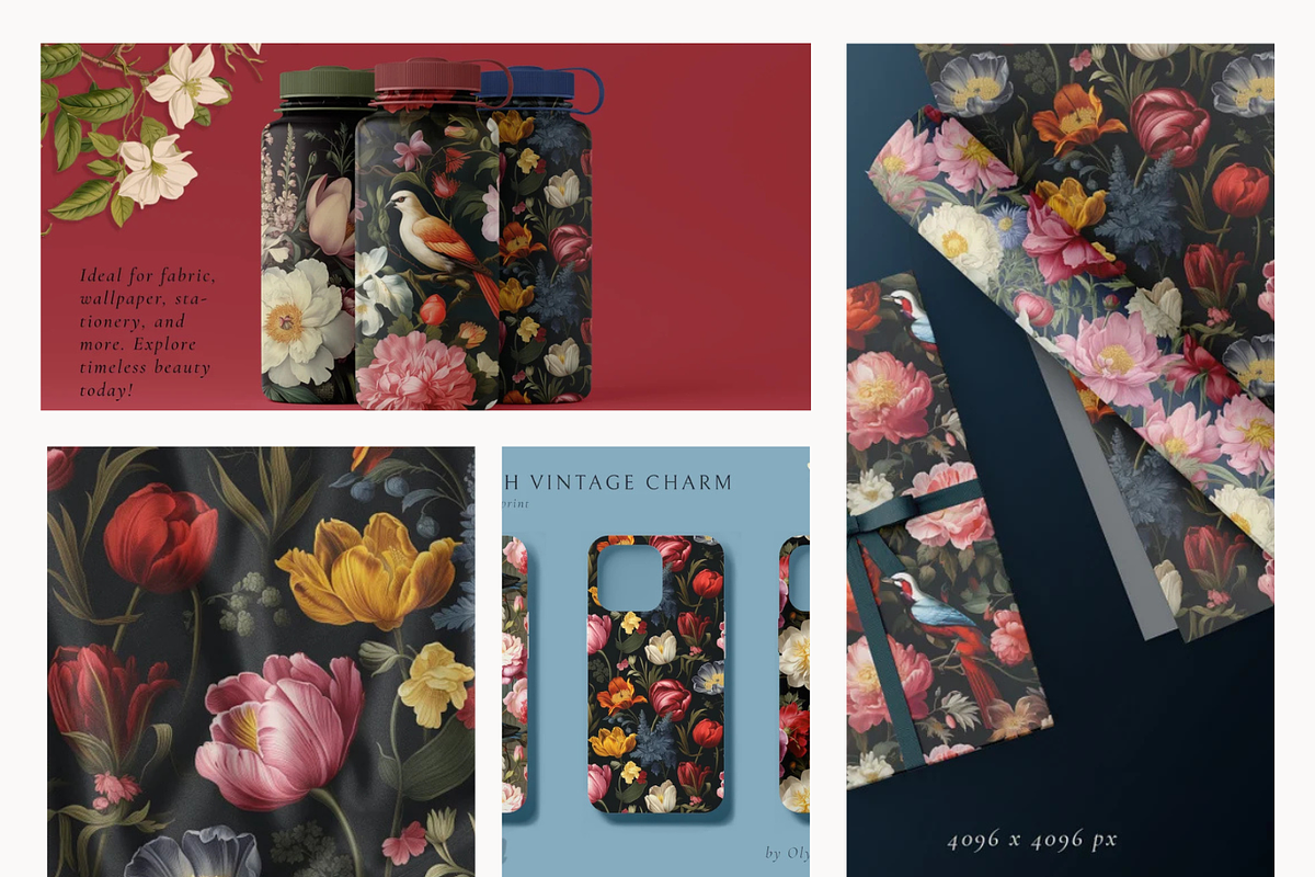 500+ Seamless Patterns Bundle, a Pattern Graphic by Olya Creative (Photo 22 of 31)
