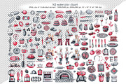 Chef cook, clipart, digital paper, a Food Illustration by Artmanata (Thumbnail 2 of 18)