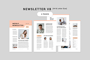 Newsletter Bundle | MS Word & Indd, a Magazine Template by Leaflove (Thumbnail 9 of 10)
