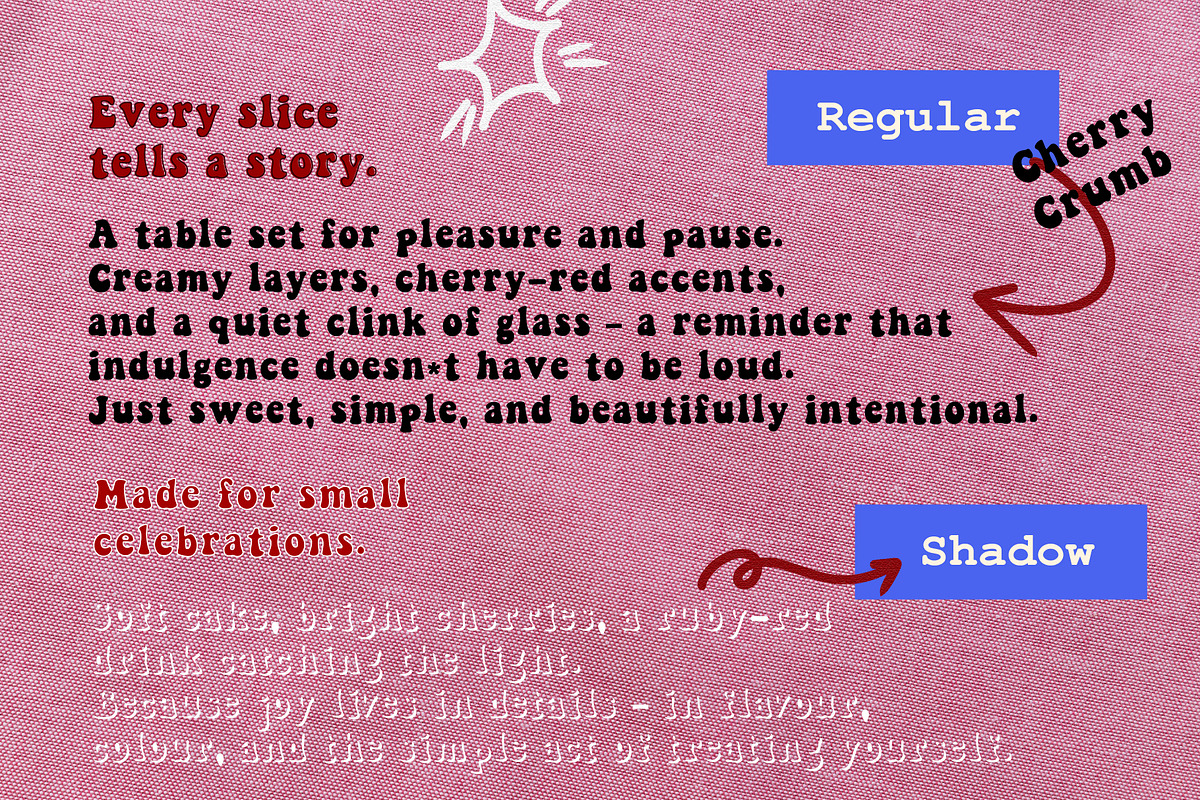 Cherry Crumb — Playful Display Font, a Handwritten Font by DreamoraArt (Photo 6 of 7)