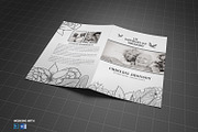 Funeral Program Template Black White, a Brochure Template by Madhabi Studio (Thumbnail 3 of 5)
