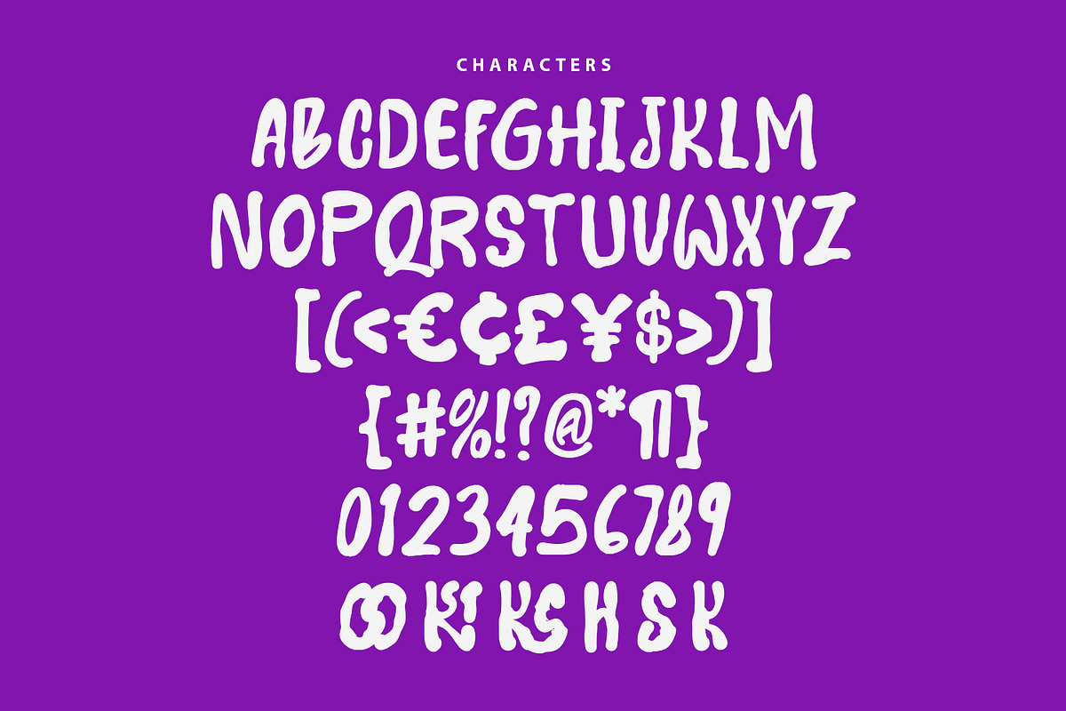 Hoosk Kicks Urban Style Display Font, a Handwritten Font by Maulana Creative (Photo 6 of 7)