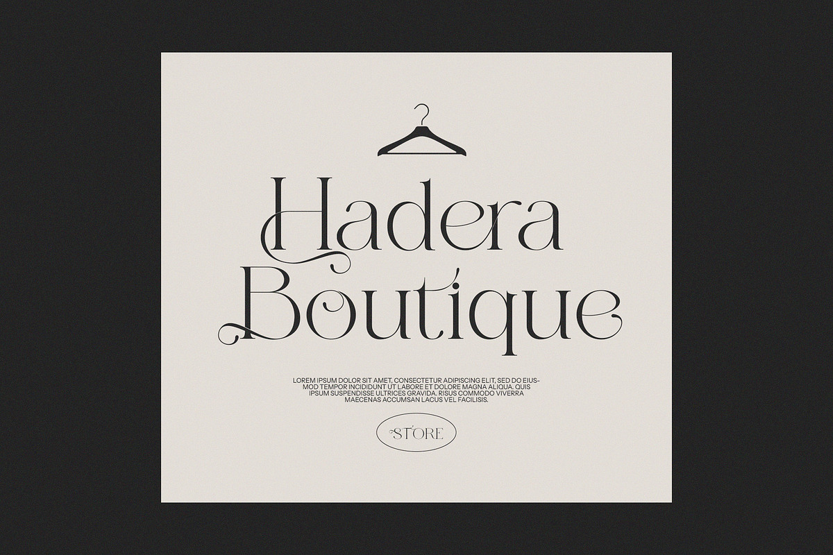 Hegina Ligature Serif Font, a Serif Font by Graphicxell (Photo 6 of 8)