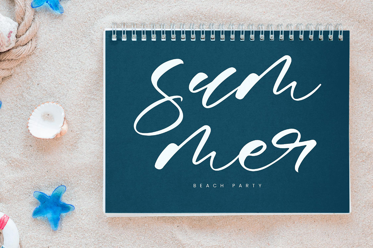 Magnotus Bractea Beautiful Script, a Script Font by Letterena Studios Script (Photo 7 of 15)