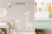 Kids Frames & Wall Mockup Bundle - 6, a Print Template by Yuri-U (Thumbnail 20 of 28)