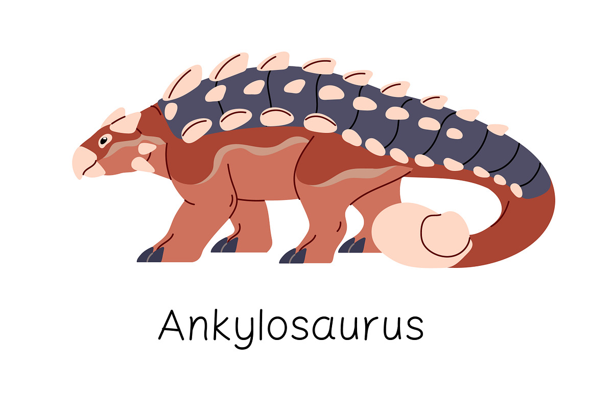 Dinosaurs, big ancient animals set, an Animal Illustration by PaperTrident (Photo 6 of 19)