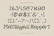 Sagira - Retro Display Font, a Sans Serif Font by Flawless And Co (Thumbnail 10 of 10)