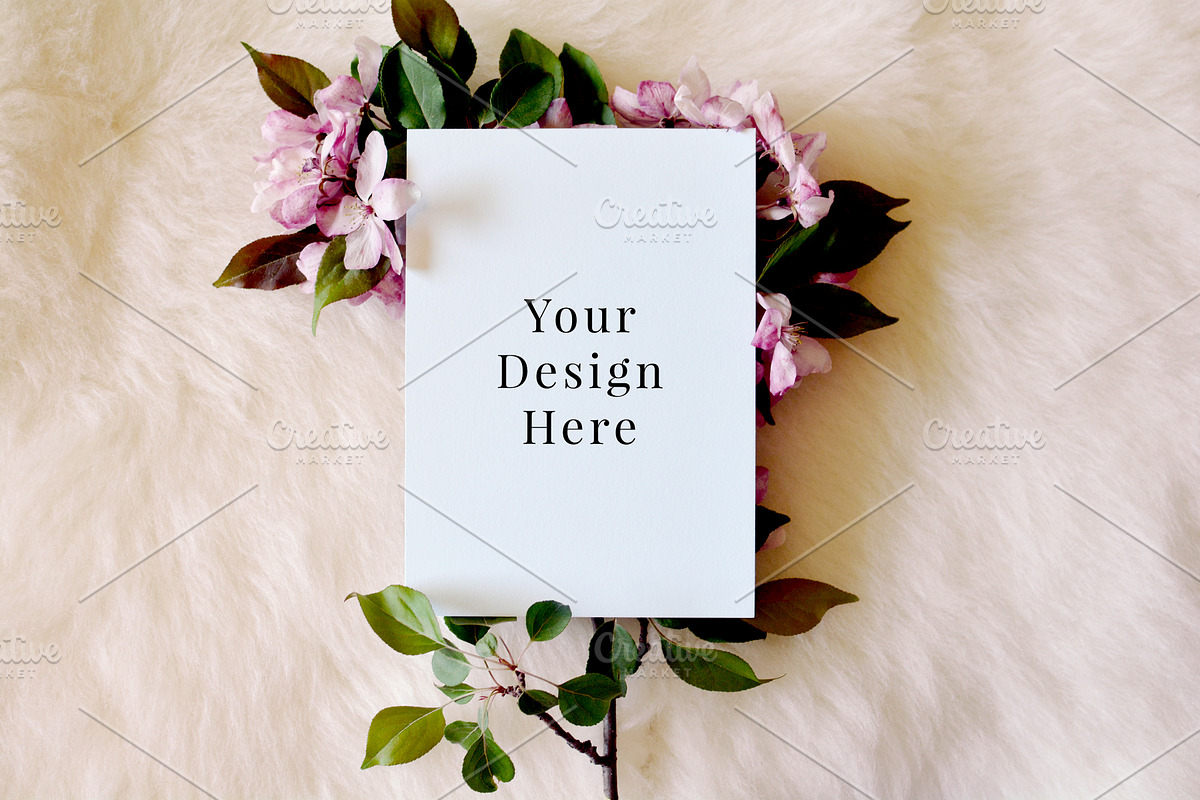 Blossom Stationary Mockup Bundle, a Print Template by Barn Owl Studio (Photo 3 of 10)