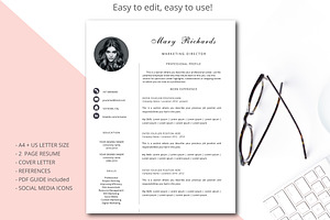 Resume template Simple style