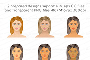 Skin tones - Adobe illustrator, a Palette Add-On by Big Bundles Shop (Thumbnail 5 of 5)