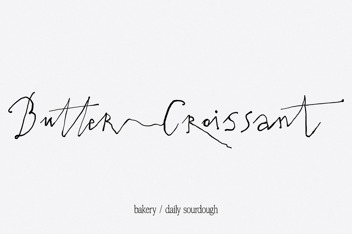 Bergamot // experimental, raw script, a Handwritten Font by PeachCreme (Photo 12 of 15)