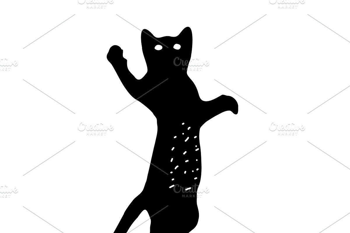 Cat svg, Funny Cats Vector Cut Files, an Animal Illustration by Watercolor_Vector Graphic (Photo 23 of 25)