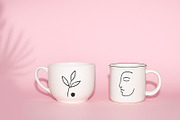 Minimalistic ceramic mugs, a Photo by Ami_Art (Thumbnail 2 of 2)