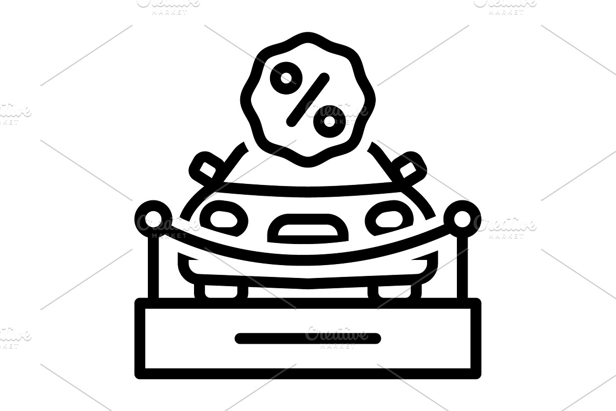 Offers overture black icon, an Outline Icon by Creative priyanka