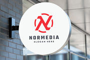 Nor Media Letter N Logo, a Branding & Logo Template by Design_Planet (Thumbnail 1 of 4)