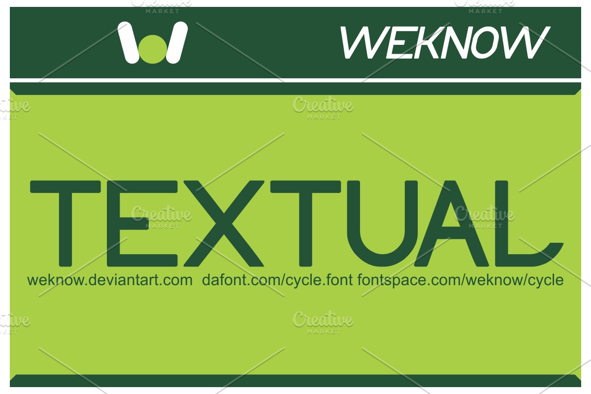 cycle font preview 4