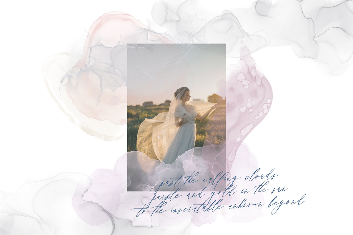 Inky Ethereal Procreate Stamps, a Brush Add-On by AJ Brushes (Photo 2 of 7)