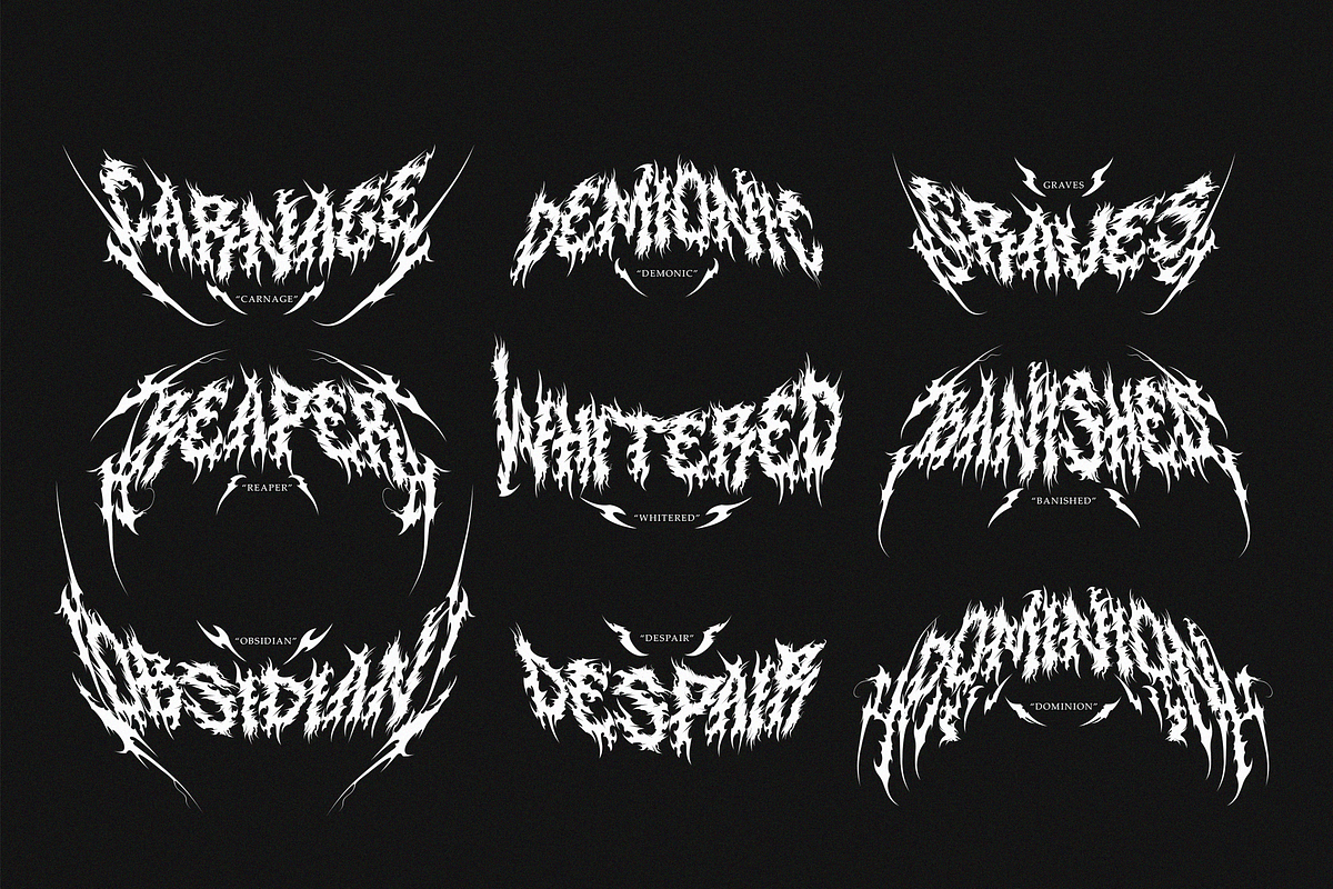 Mortal Reign | Dragonic Black Metal, a Blackletter Font by Ardana Creative (Photo 6 of 11)