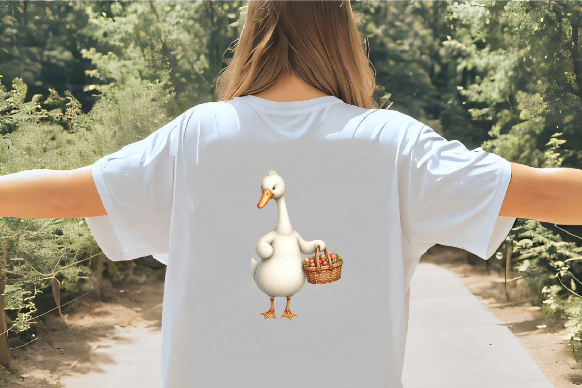 Silly Summer Goose Clipart, an Illustration by CrexoraLab (Photo 4 of 5)
