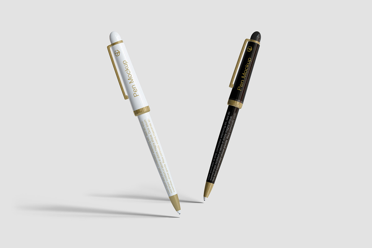 Pen Mockups, a Pens & Pencil Mockup by graphiccrew (Photo 3 of 13)