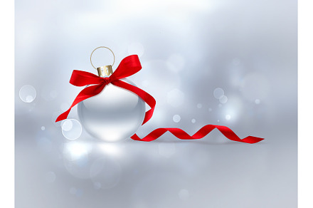silver Christmas background, a Holiday Photo by BazziBa♥