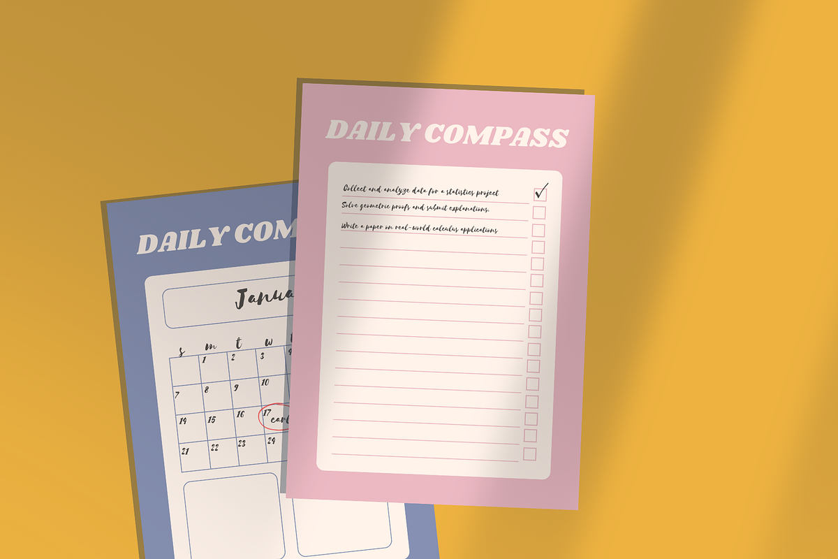 Daily Compass - Planner, a Stationery Template by Daily Studio (Photo 3 of 3)