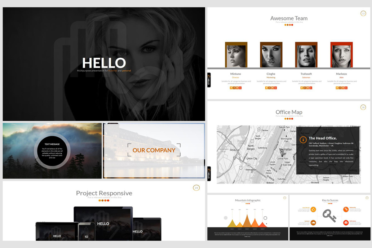Hello Powerpoint, a Presentation Template by Dedijuniadi (Photo 1 of 5)