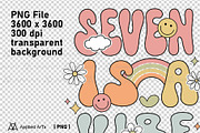 Groovy 7th Birthday, Seven is a Vibe, an Object Graphic by Applied Arts (Thumbnail 4 of 4)