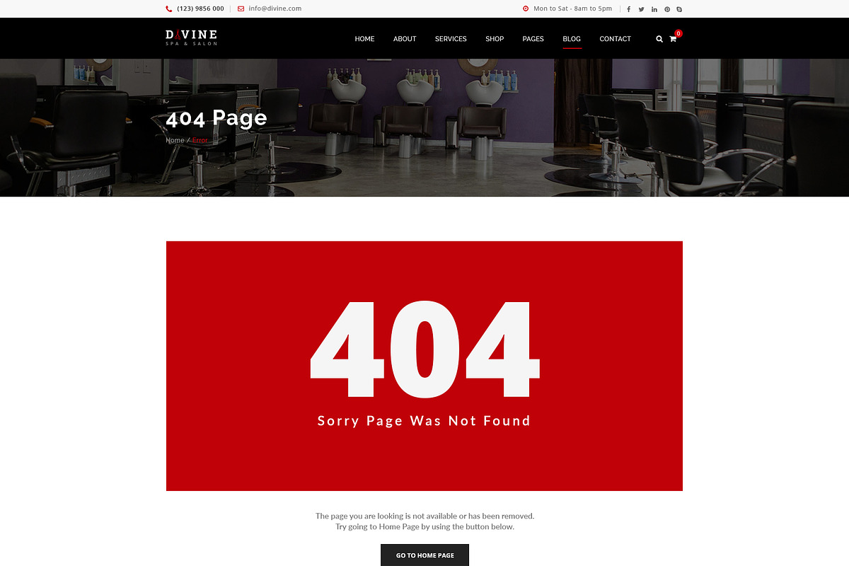 Divine - Photoshop Template, a Websites & App Template by DigitalCenturySF (Photo 11 of 13)