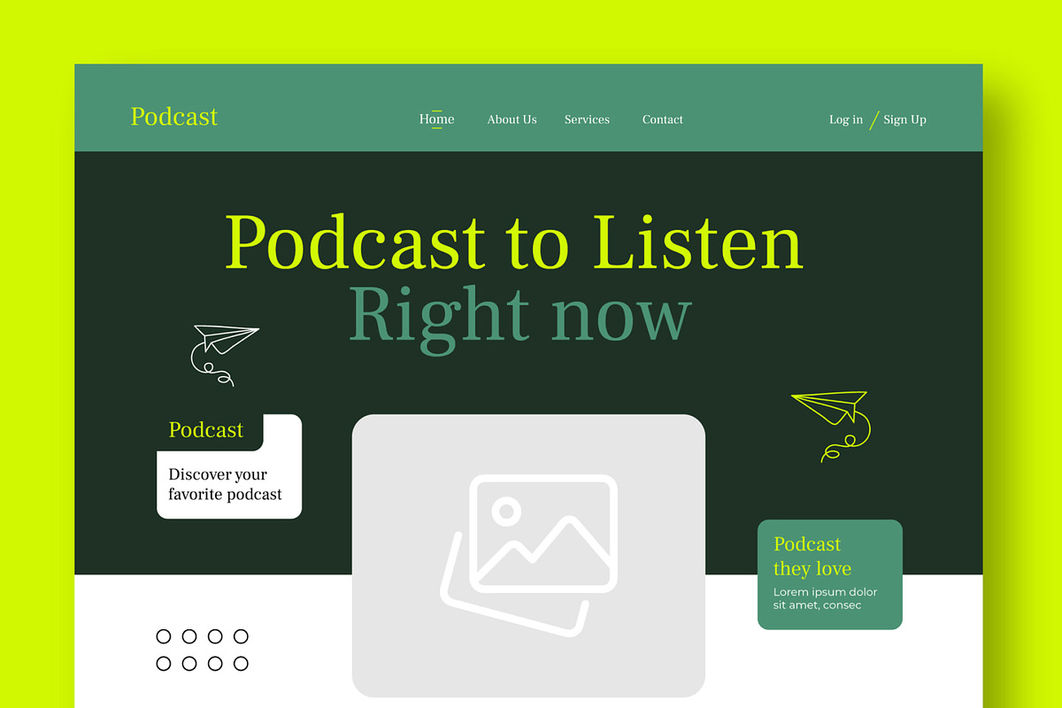 Wireframe Landing Page Layout, an UI Kit Template by CreativeShaper (Photo 2 of 5)