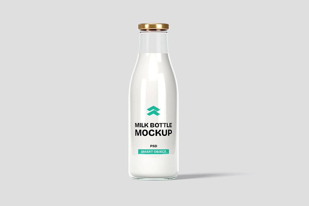 Milk Bottle - Mockup, a Product Mockup by Rometheme Std (Photo 2 of 5)