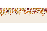 Falling autumn leaves backgrounds, a Decorative Illustration by Good Studio (Thumbnail 3 of 7)