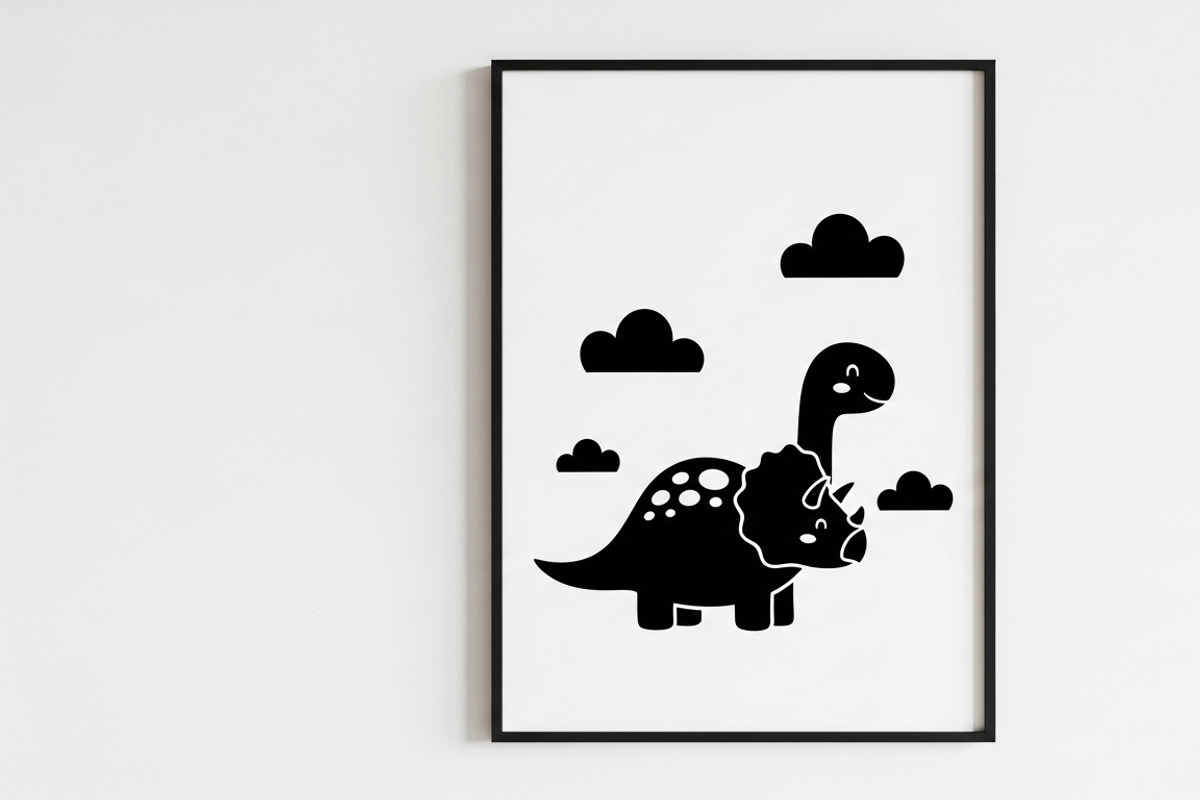 Cute dinosaur nursery decor design, an Icon by Amazin_art (Photo 16 of 36)