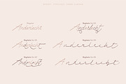 Zhafir Script Font, a Script Font by Luxima (Thumbnail 10 of 13)