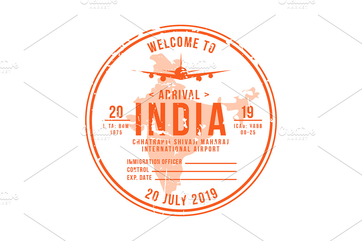 Passport Stamps & Travel Visa Signs, a Transportation Illustration by Kaushal Jangid (Photo 3 of 28)