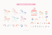 Whimsical Unicorns Birthday, an Animal Illustration by Petit Citizen Design (Thumbnail 2 of 7)