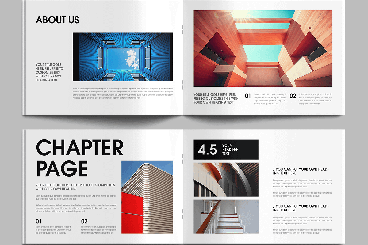 Architecture Portfolio Magazine, a Flyer Template by MightyDesign (Photo 3 of 7)