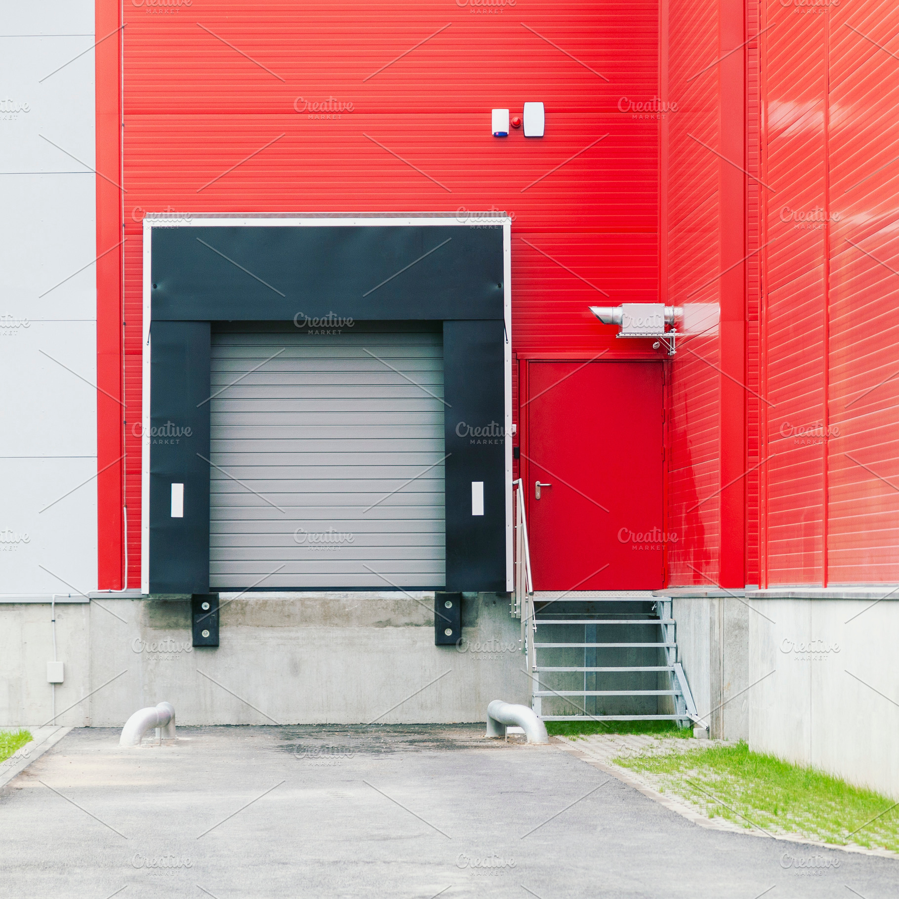 Industrial warehouse loading ramp, an Industrial Photo by BOOCYS