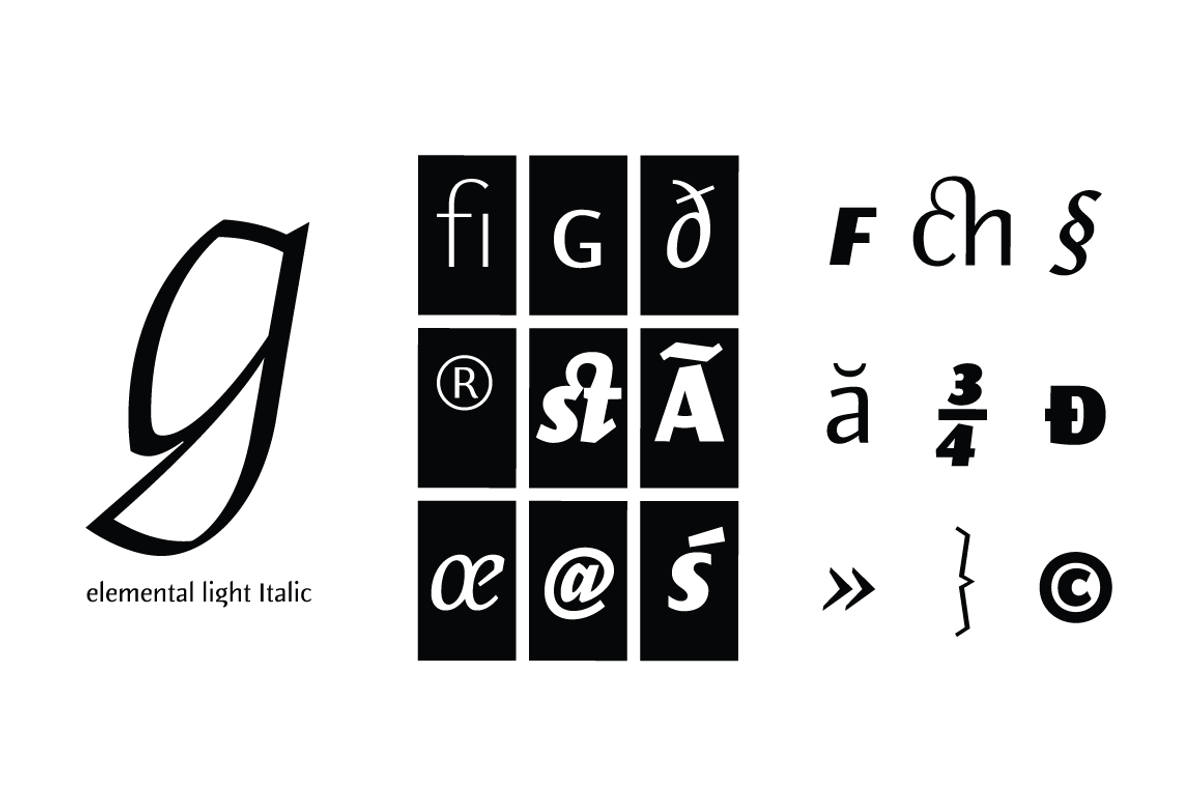 Elemental Sans Pro preview 3