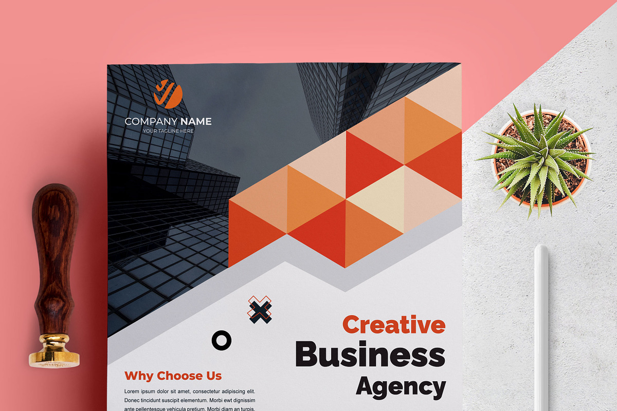 Corporate Business Flyer Template, a Flyer Template by X-Type (Photo 3 of 3)