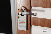 Door Hanger Mockups, a Merchandise Mockup by Alhaytar (Thumbnail 1 of 3)