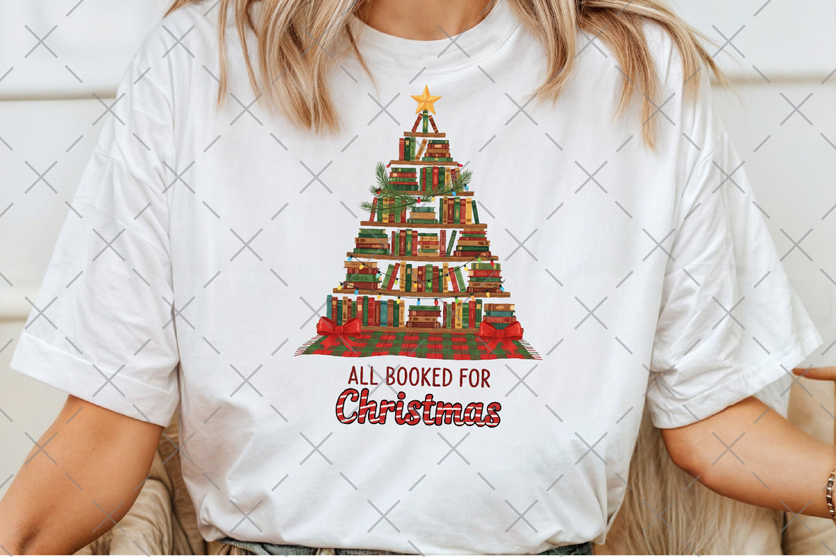Book Christmas Tree PNG, an Illustration by Craft Nest (Photo 5 of 6)