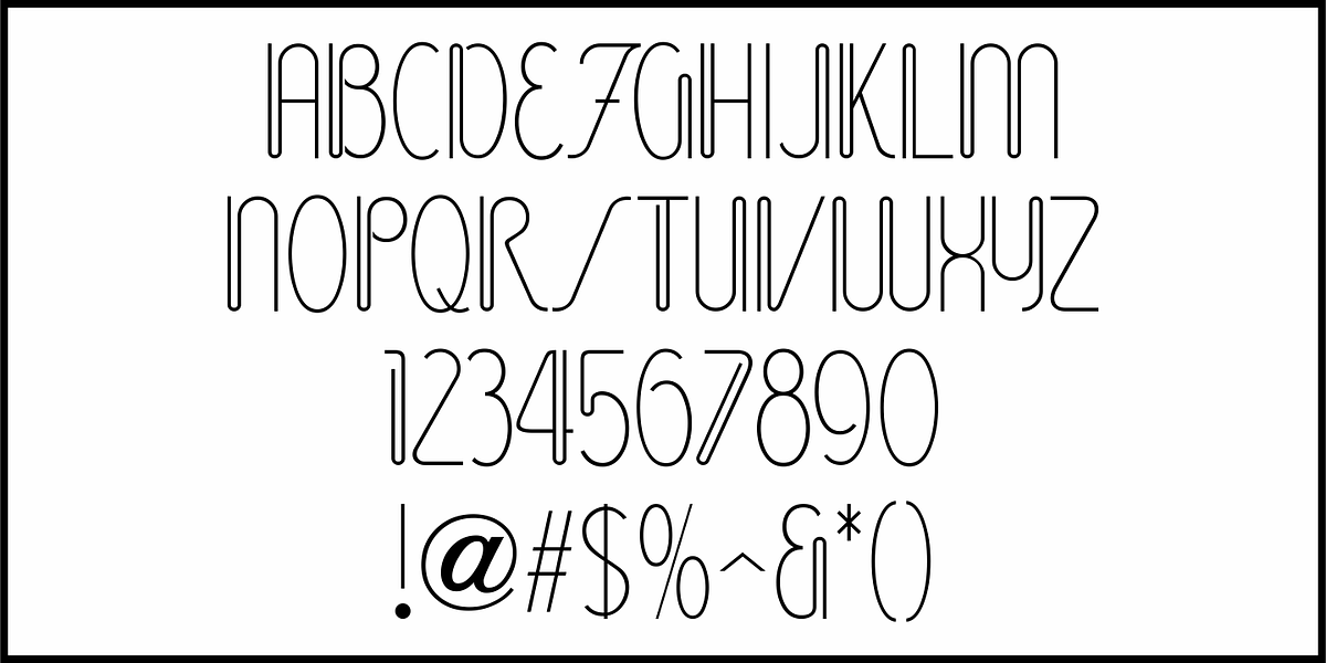 Wireline JNL, a Sans Serif Font by Jeff Levine Fonts (Photo 3 of 5)