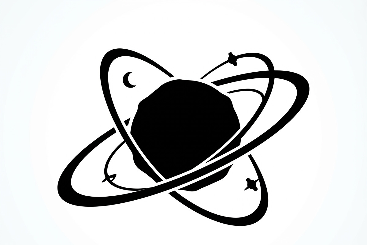 60 Planet Orbit Abstract Silhouette, an Empty State Illustration by Amazin_art (Photo 18 of 35)