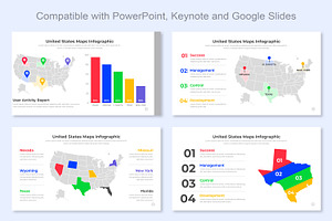 USA Maps Infographic Template