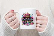Girly Birthday Png Birthday Princess, an Illustration by designcity5 (Thumbnail 2 of 8)