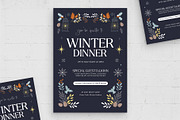 Winter Invitation Flyer Template, a Flyer Template by BrandPacks (Thumbnail 1 of 5)