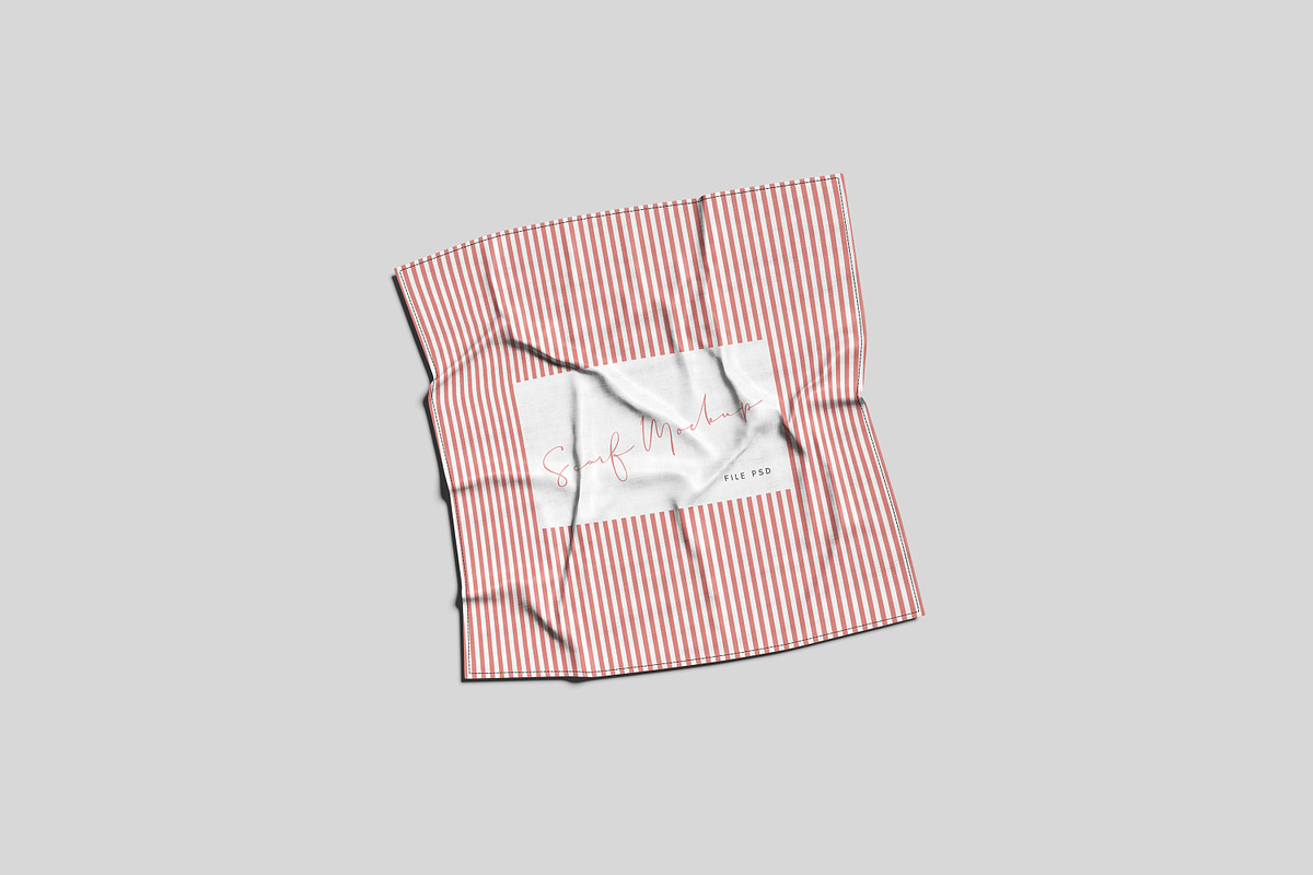 Scarf Mockup, a Merchandise Mockup by AnasStudio (Photo 2 of 5)